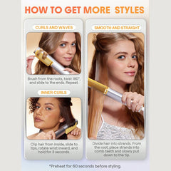 SHEGLAM SLeek Chic 3D Thermal Straightening Brush * Global Item Hair Tools - XOXO cosmetics