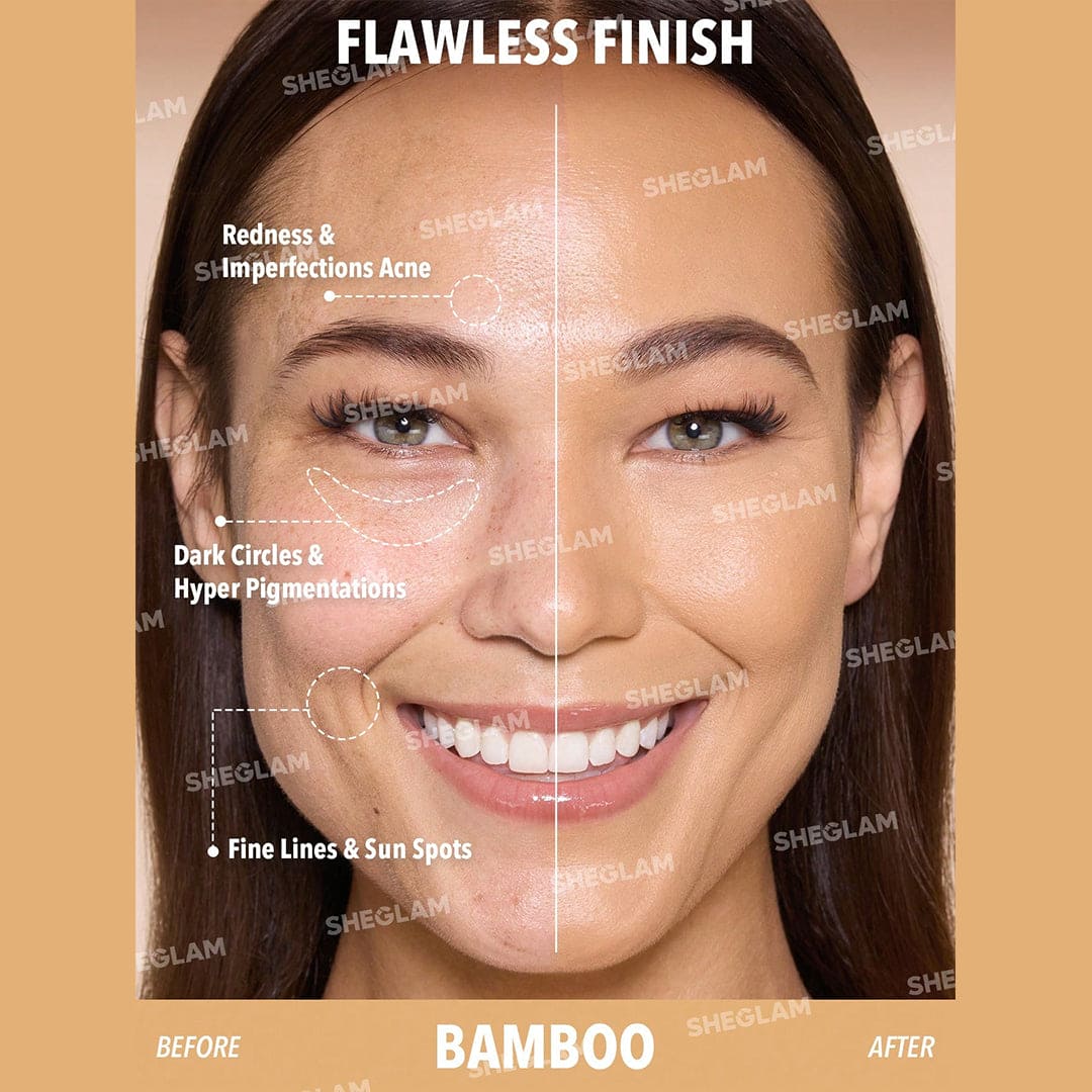 SHEGLAM Skin Magnet High Coverage Foundation Stick-Peach Foundation - XOXO cosmetics