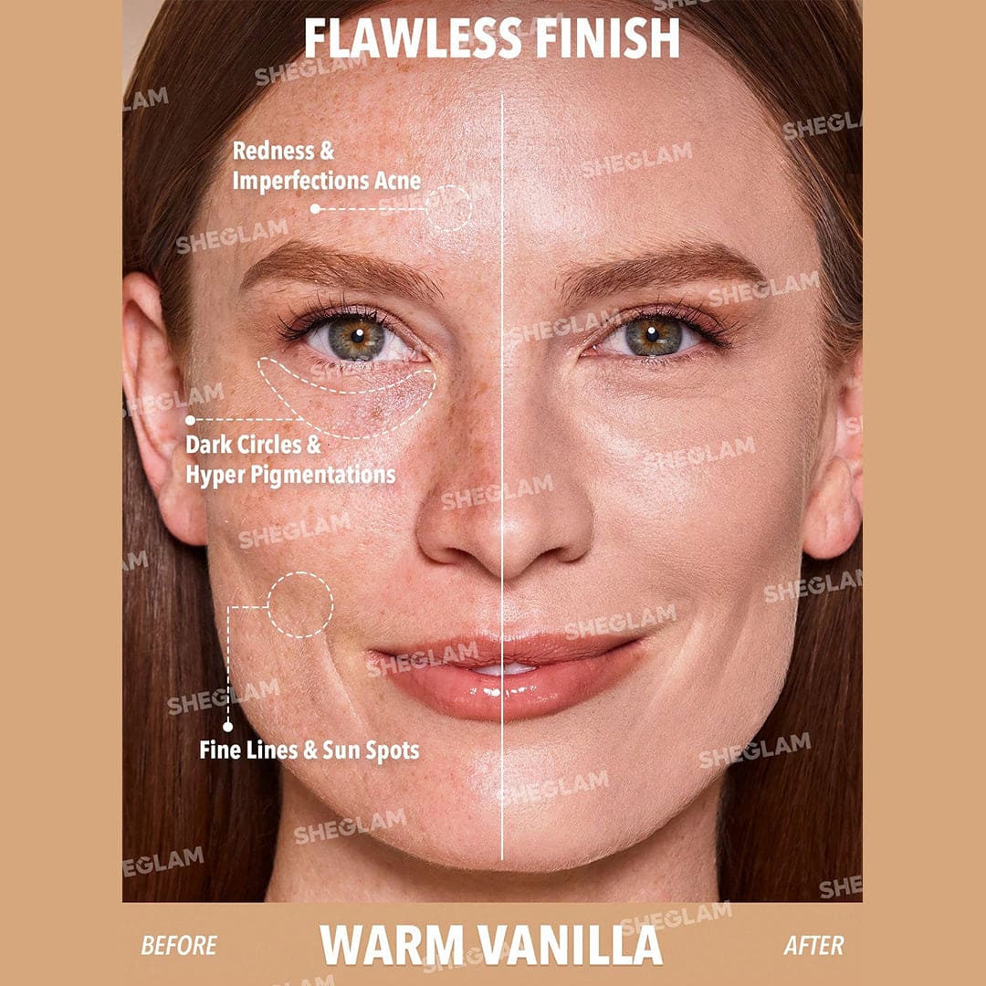 SHEGLAM Skin Magnet High Coverage Foundation Stick-Peach Foundation - XOXO cosmetics