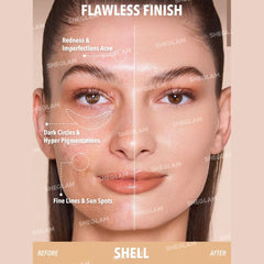 SHEGLAM Skin Magnet High Coverage Foundation Stick-Peach Foundation - XOXO cosmetics