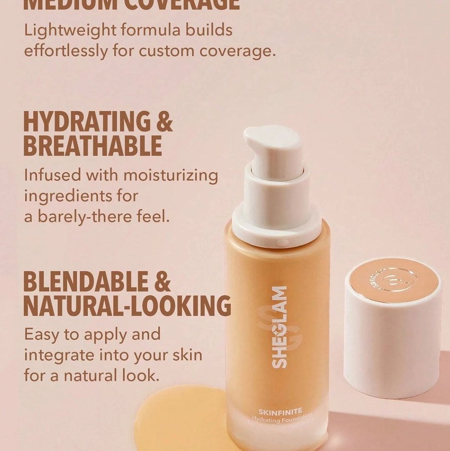 SHEGLAM Skinfinite Hydrating Foundation Foundation - XOXO cosmetics