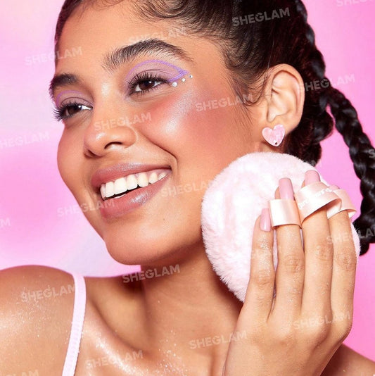 SHEGLAM X Care Bears Catch Some Fun Highlighting Puff Body Shimmer - XOXO cosmetics