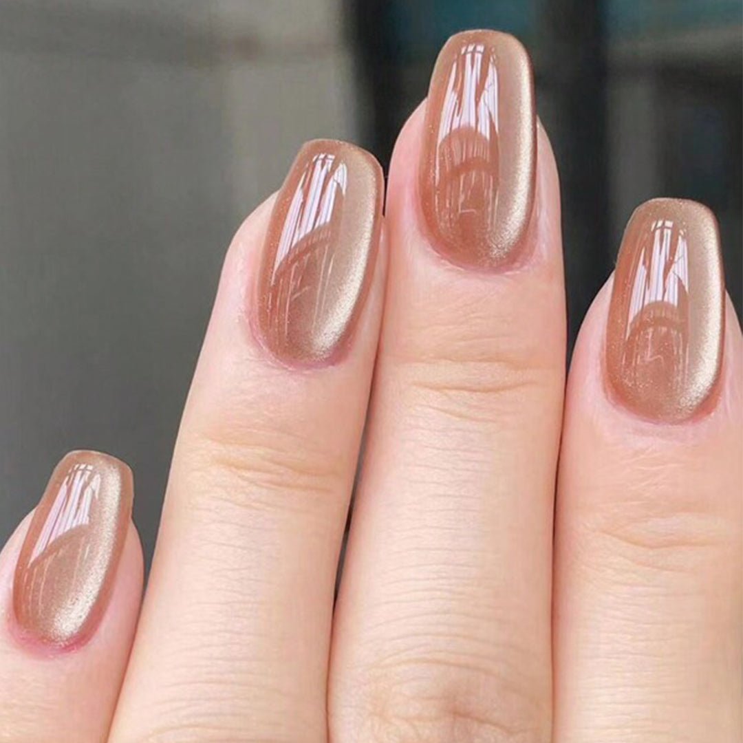 SHEIN 24pcs Short Square French Minimalist Style Press On Nails Press On Nails - XOXO cosmetics