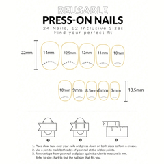SHEIN 24pcs Summer Ocean Dolphin Starfish Floral Striped Press On Nails Press On Nails - XOXO cosmetics
