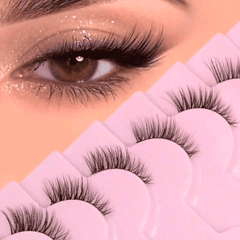 SHEIN 9 Pairs Cat Eye Faux Mink Eyelashes Eyelashes - XOXO cosmetics