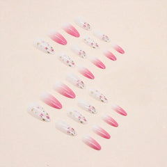 SHEIN Cute Flower Almond Press On Nails Press On Nails - XOXO cosmetics