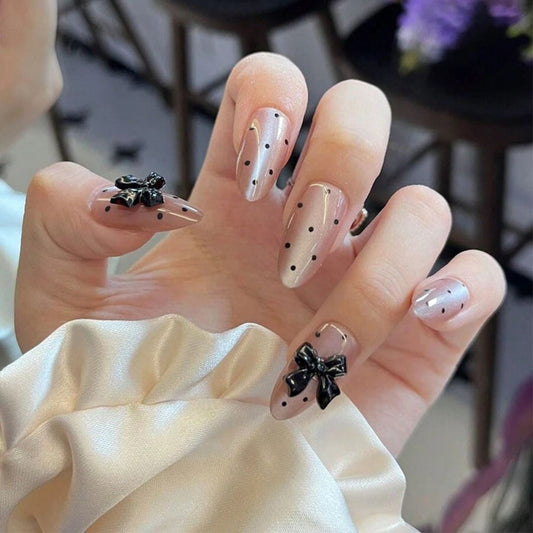 SHEIN Cute Heart & Color Teardrop-Shaped Press On Nails Press On Nails - XOXO cosmetics