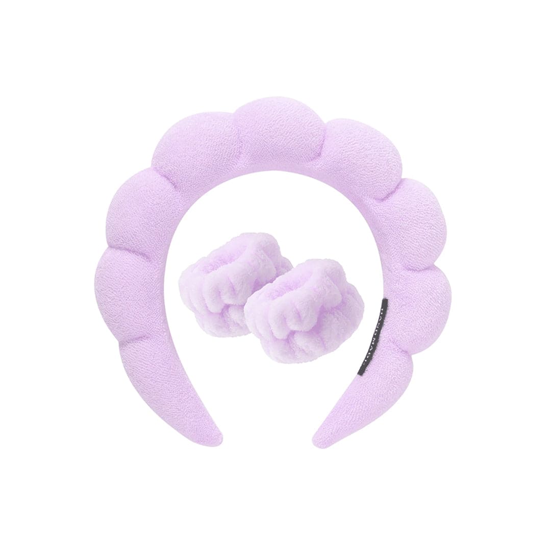SHEIN Face Washing Headband + 2 Face Washing Wrist Straps Set Skin Tools - XOXO cosmetics