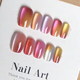 SHEIN Glittering Cat Eye Artificial Press On Nails Press On Nails - XOXO cosmetics