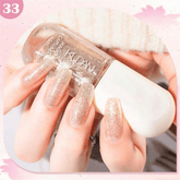 SHEIN - KUDAN Star River Dream Peelable Nail Polish Glitter Style Nail Polish - XOXO cosmetics