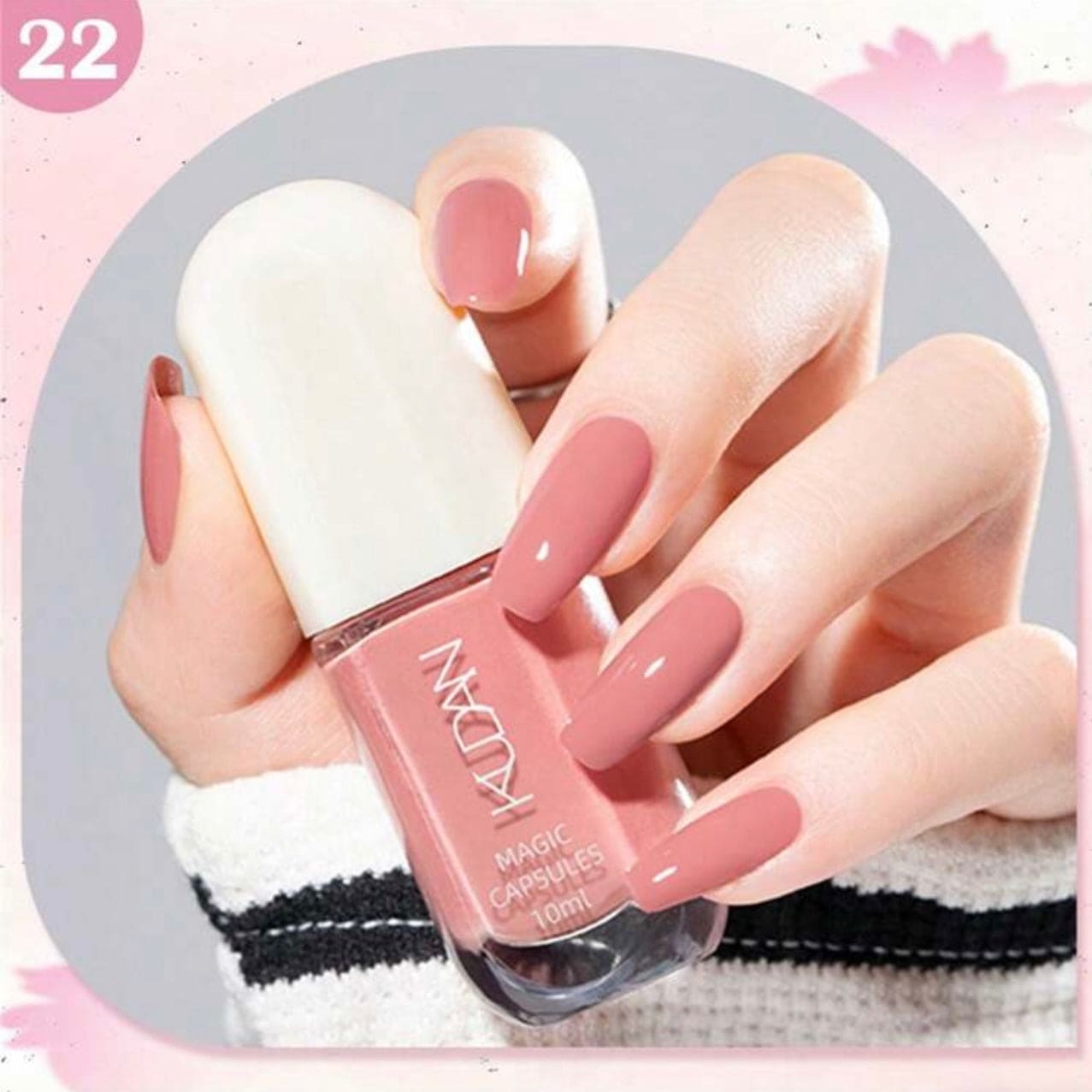 SHEIN - KUDAN Star River Dream Peelable Nail Polish Red Style Nail Polish - XOXO cosmetics