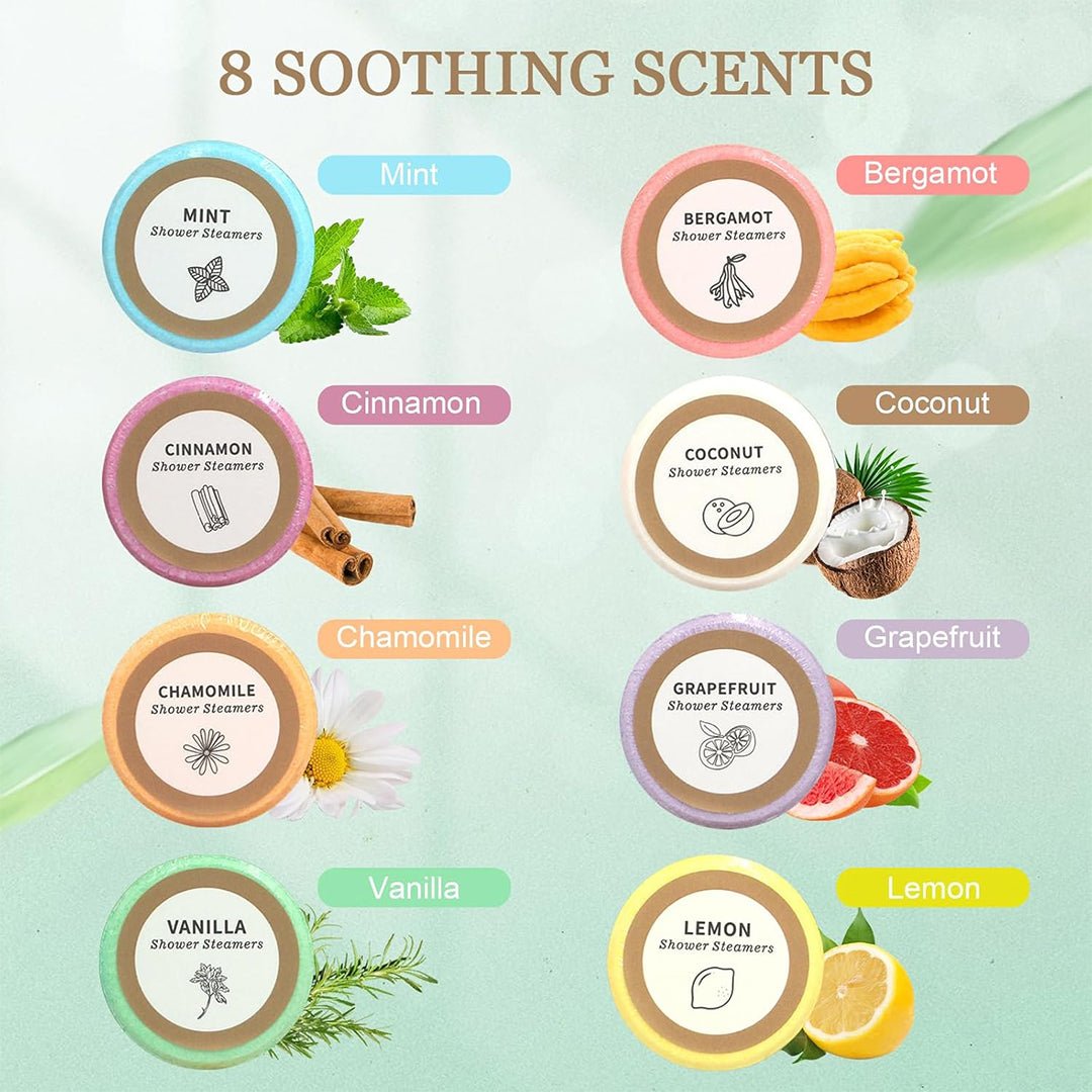 SHEIN Shower Steamers a Set of 8 Bath Bomb - XOXO cosmetics