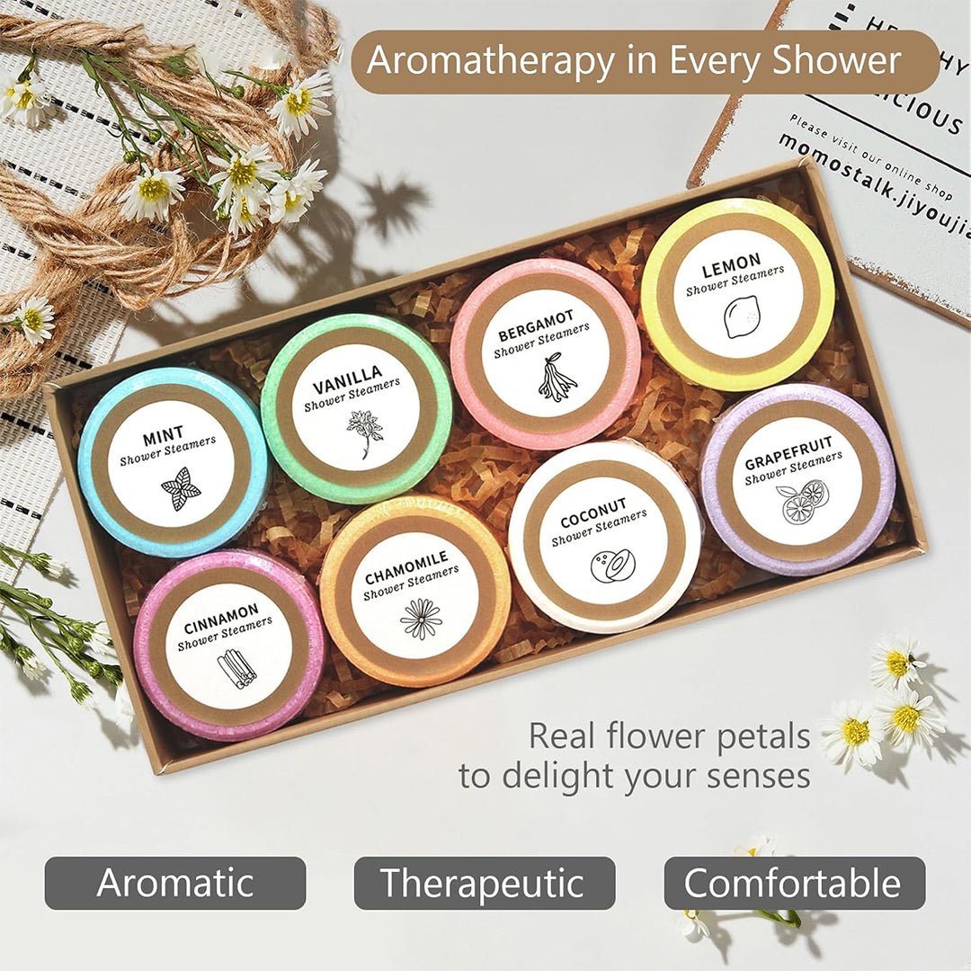 SHEIN Shower Steamers a Set of 8 Bath Bomb - XOXO cosmetics