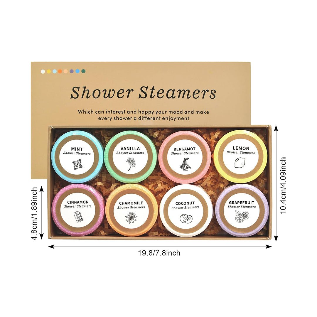 SHEIN Shower Steamers a Set of 8 Bath Bomb - XOXO cosmetics