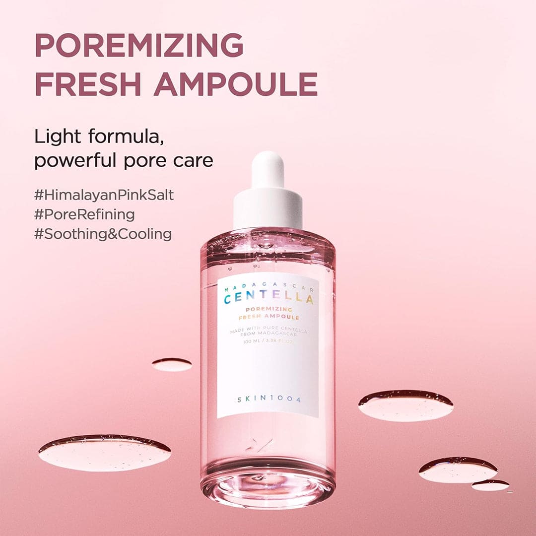 SKIN1004 Centella Madagascar Poremizing Fresh Ampoule - 100ml Face Serum - XOXO cosmetics