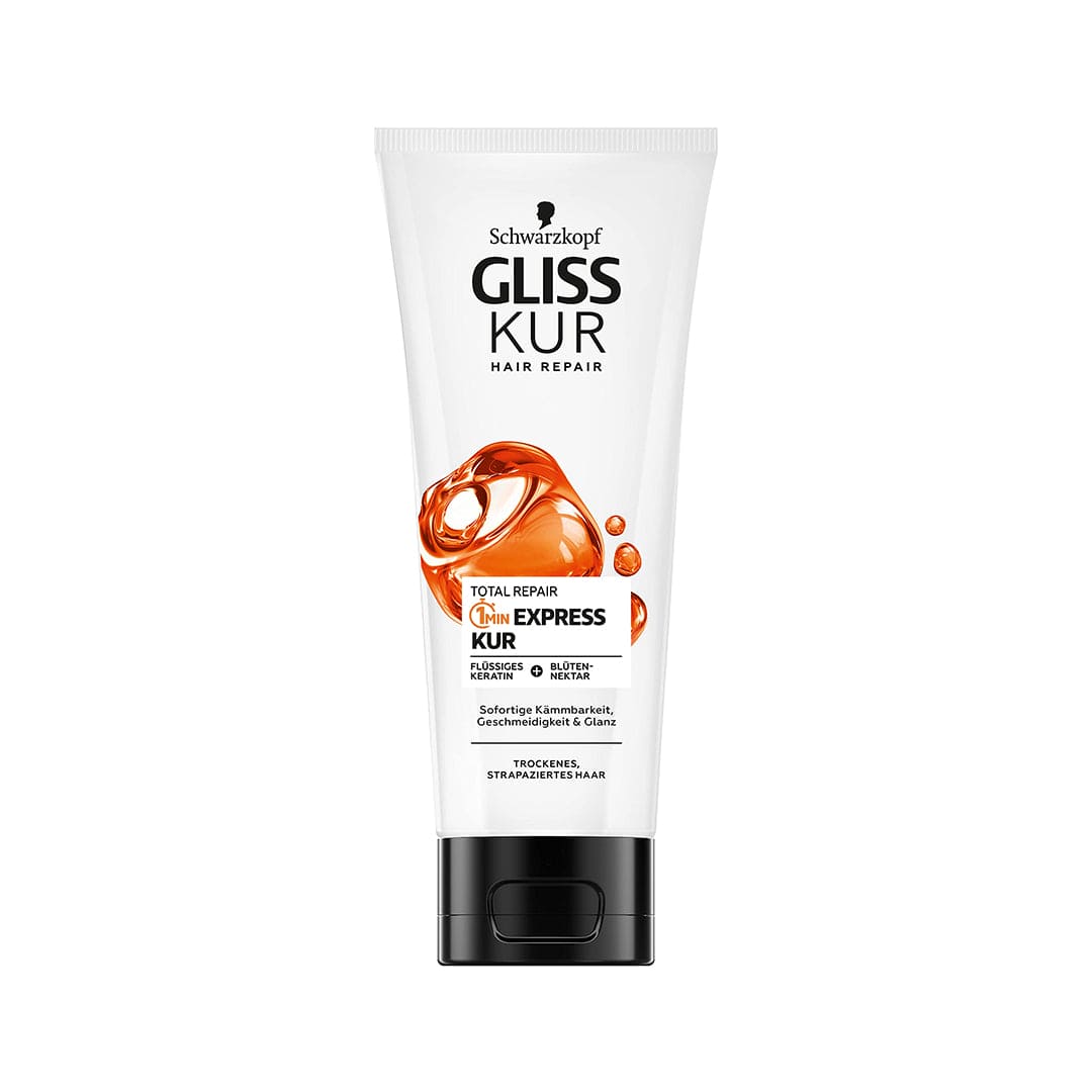 Schwarzkopf GLISS 1-Minute Express Treatment - 200ml Hair Treatment - XOXO cosmetics