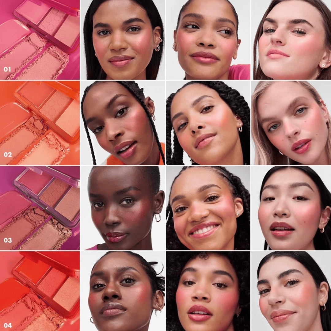 Sephora Palette Blush Blush Blush Trio Of Blushes Blush - XOXO cosmetics