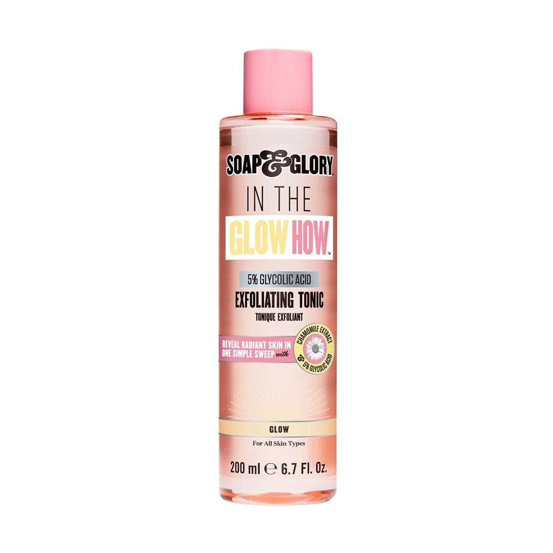 Soap & Glory In The Glow How 5% Glycolic Acid Exfoliating Tonic Toner - XOXO cosmetics