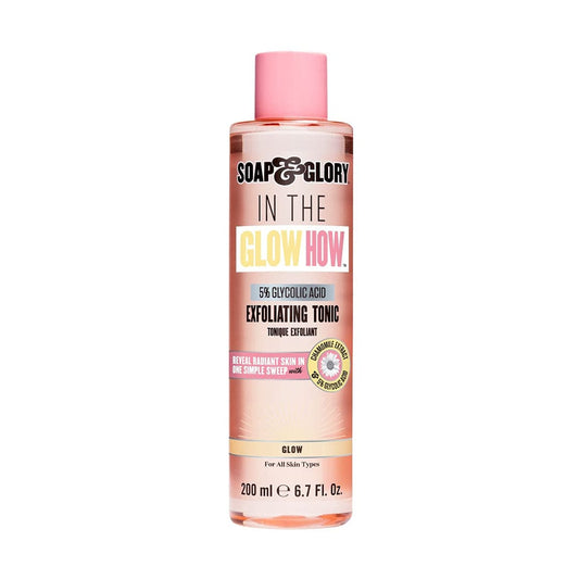 Soap & Glory In The Glow How 5% Glycolic Acid Exfoliating Tonic Toner - XOXO cosmetics
