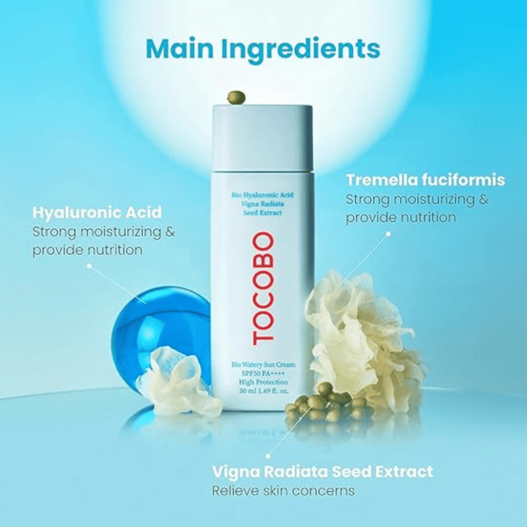 TOCOBO Bio Watery Sun Cream SPF50 PA++++ - 50ml Sunblock - XOXO cosmetics