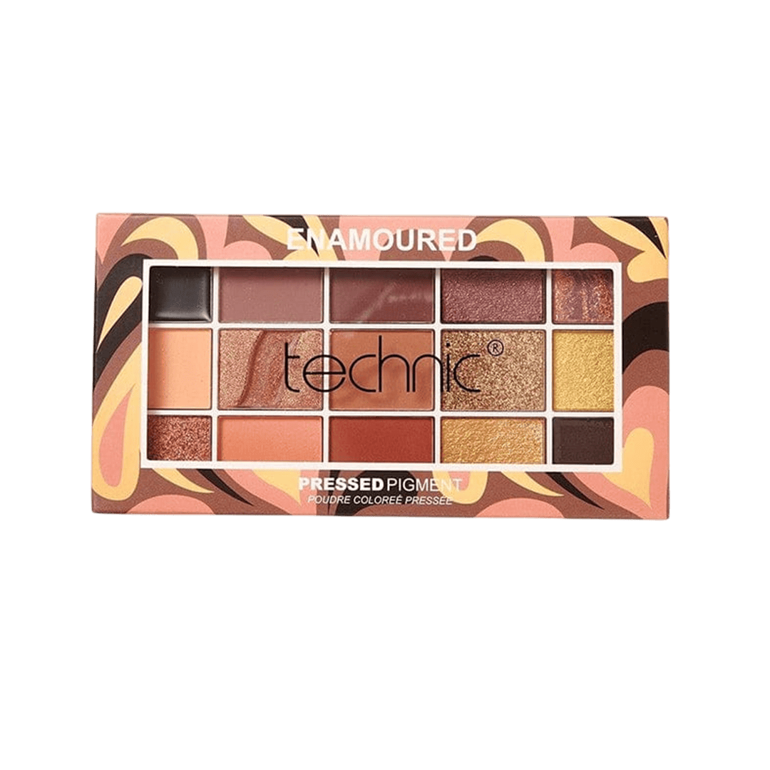 Technic Enamoured Pressed Pigment Eyeshadow Palette Eyeshadow - XOXO cosmetics
