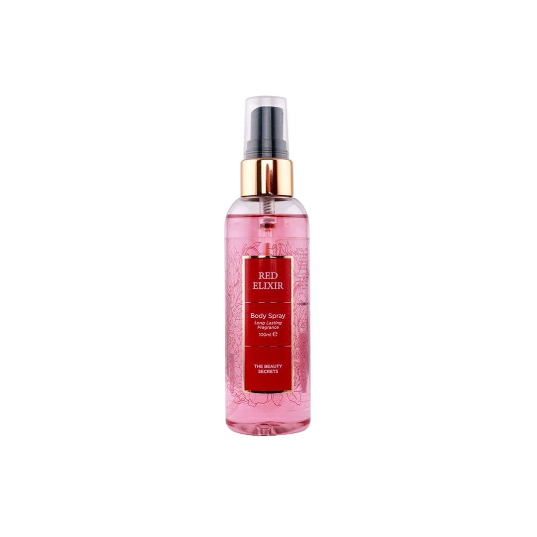 The Beauty Secrets Red Elixir Body Spray Long Lasting Fragrance Perfume - XOXO cosmetics