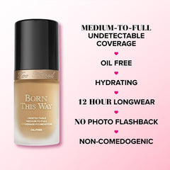 Too Faced Born This Way Flawless Coverage Natural Finish Foundation Foundation - XOXO cosmetics