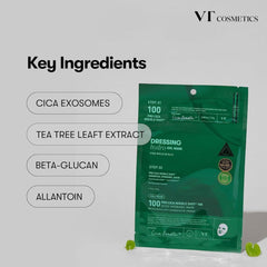 VT Pro Cica Reedle Shot 100 - 2Step Hydrogel Mask Face Mask - XOXO cosmetics