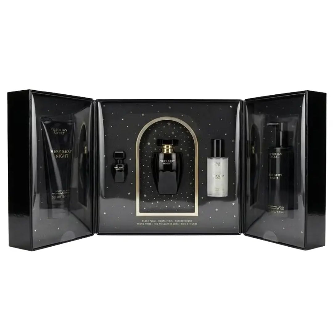 Victoria's Secret A Sensation Of Scents - Very Sexy Night Gift Box - 5Pcs Gift Set - XOXO cosmetics