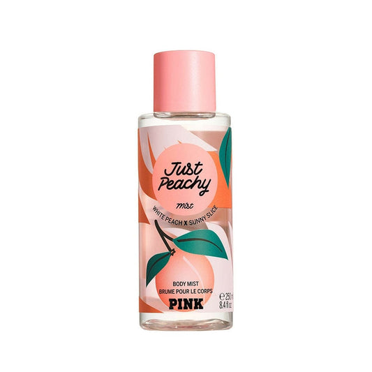 Victoria's Secret Pink Just Peachy Fragrance Mist Body Mist - XOXO cosmetics
