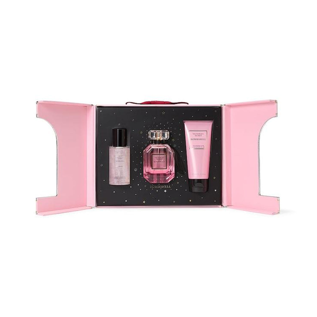 Victoria's Secret There's A Bombshell In All Of Us - Bombshell Gift Box - 3Pcs Gift Set - XOXO cosmetics