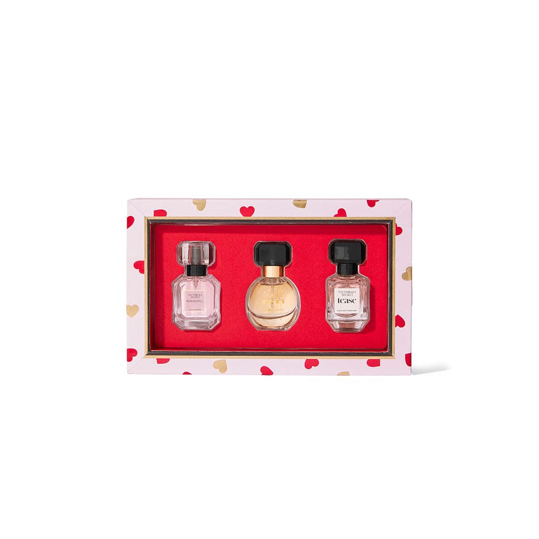 Victoria's Secret Trio De Mini Parfums De Luxe Perfume Set - XOXO cosmetics