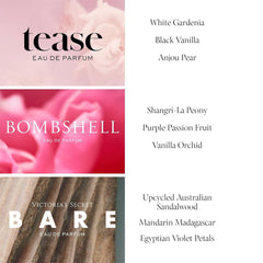 Victoria's Secret Trio De Mini Parfums De Luxe Perfume Set - XOXO cosmetics