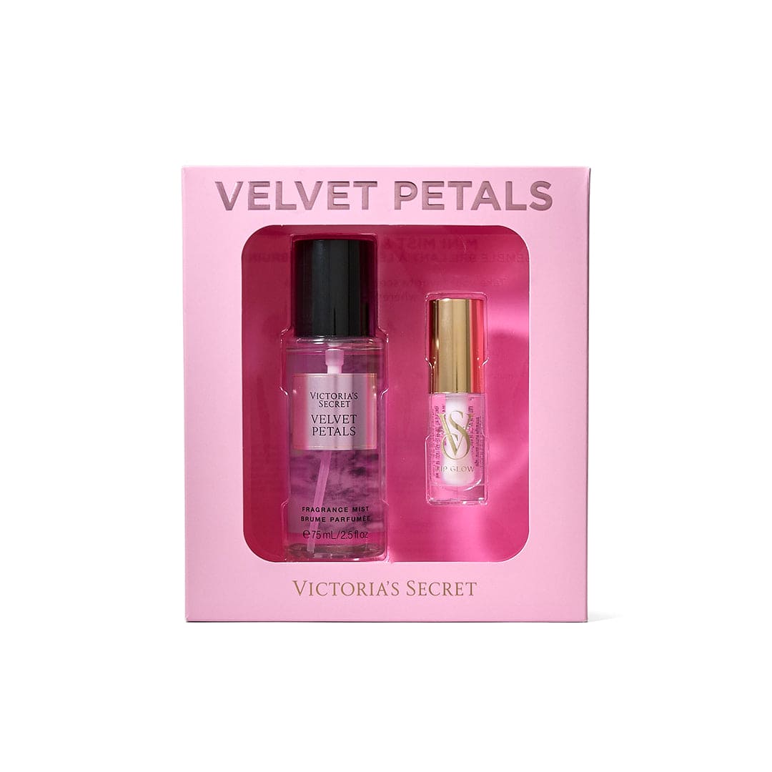 Victoria's Secret Velvet Petals Mist & Kiss Gift Set Gift Set - XOXO cosmetics