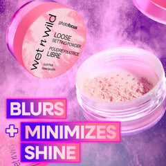 Wet n Wild Photofocus Loose Setting Powder - Soft Pink Powder - XOXO cosmetics