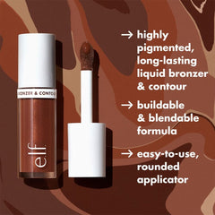 e.l.f. Camo Liquid Bronzer & Contour Contour & Bronzer - XOXO cosmetics