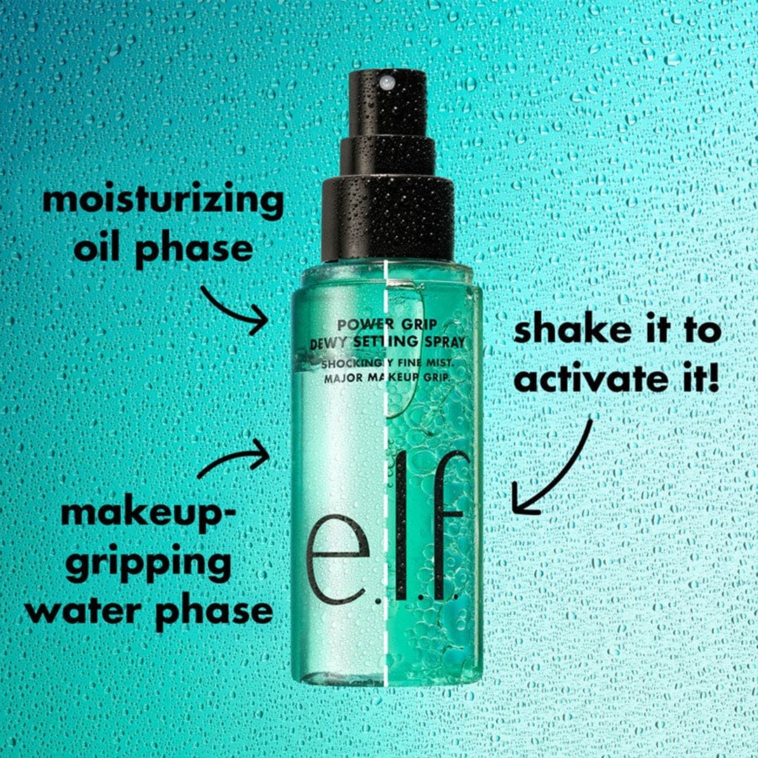 e.l.f. Power Grip Dewy Setting Spray Setting & Fixing Spray - XOXO cosmetics