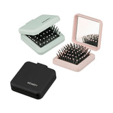 ebelin Mini Folding Brush With Mirror Random Color Hair Tools - XOXO cosmetics