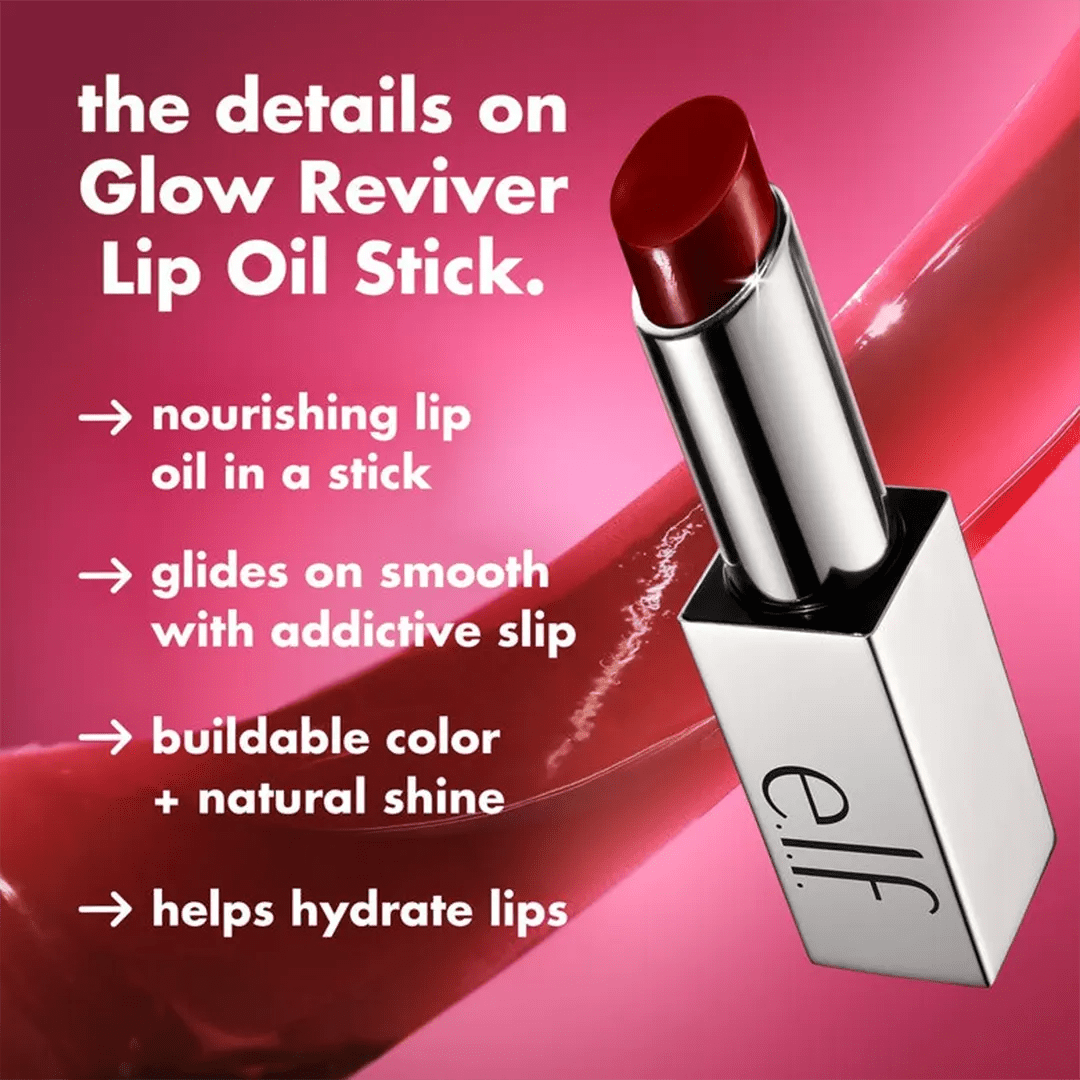 elf Glow Reviver Slipstick Lip Oil - XOXO cosmetics