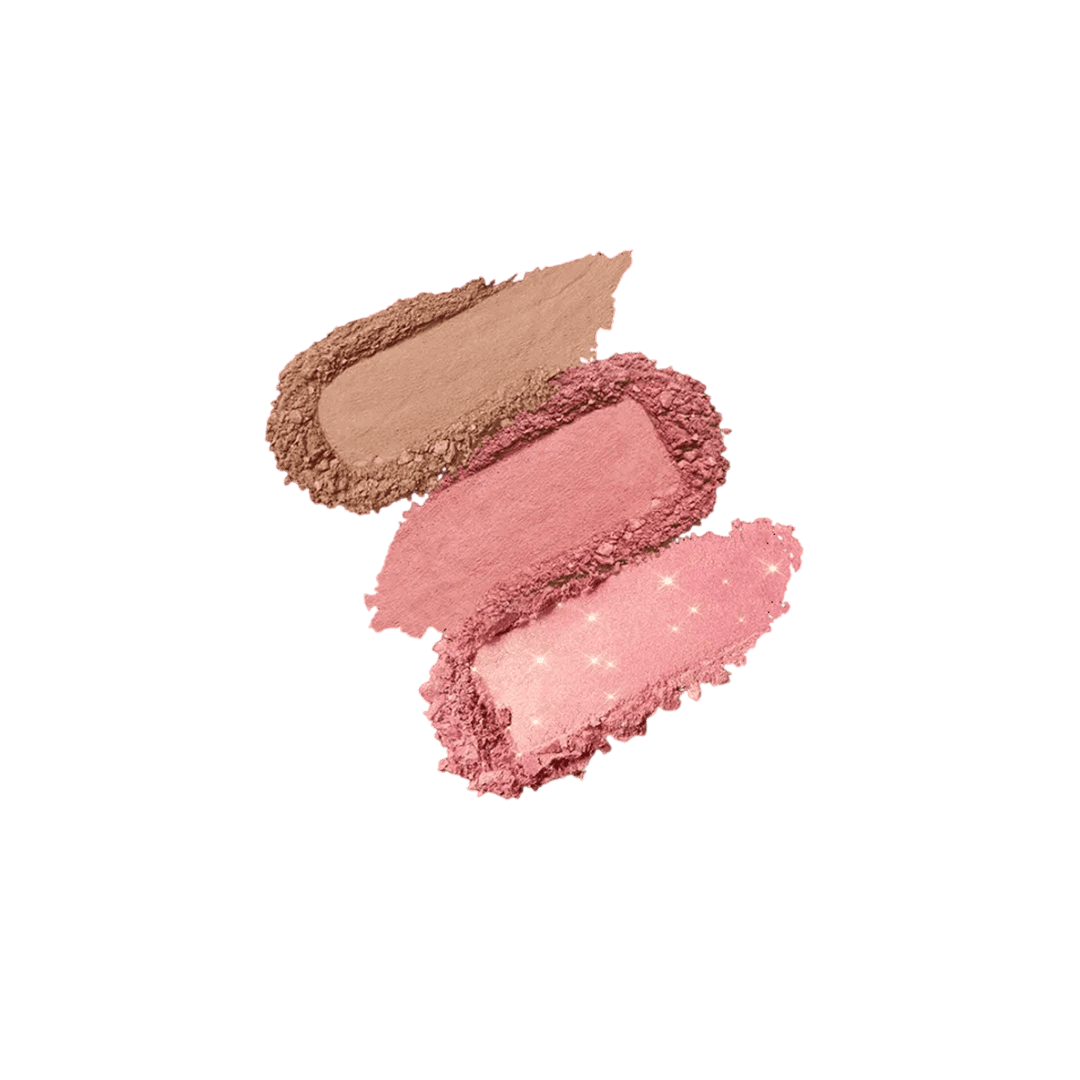 kIKO Milano Multi Finish Trio Blush & Bronzer Palette Face Palette - XOXO cosmetics