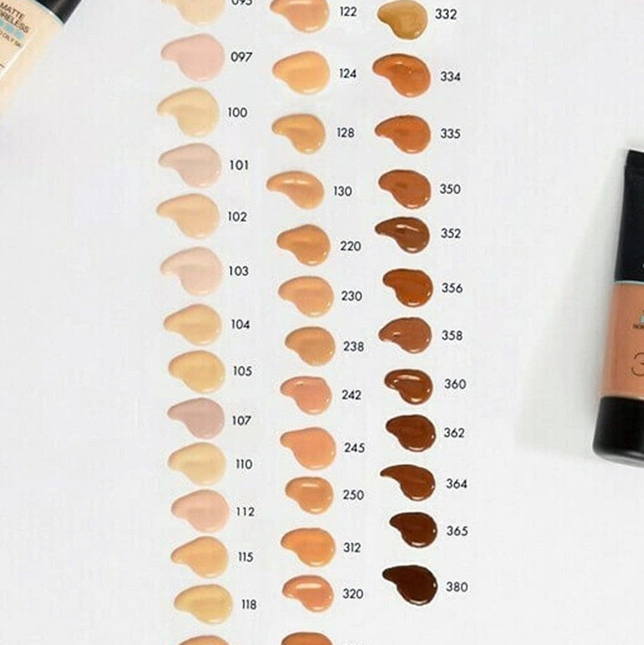 Maybelline Fit Matte Poreless Foundation - XOXO cosmetics