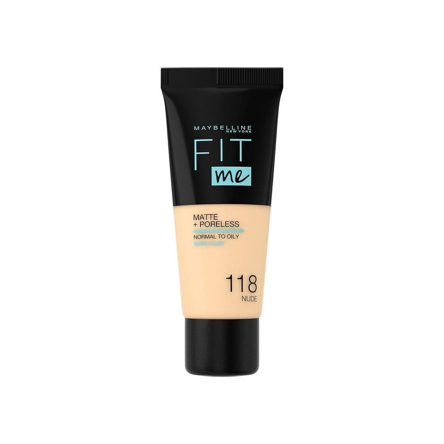 poreless foundation - foundation fit me - maybelline