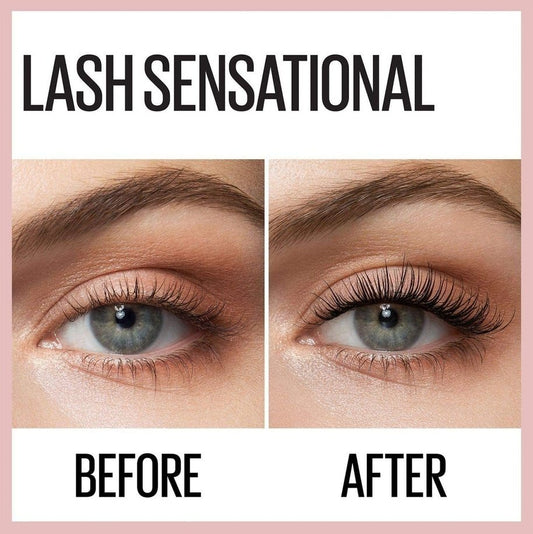 Maybelline New York Lash Sensational Mascara - Very Black Mascara - XOXO cosmetics