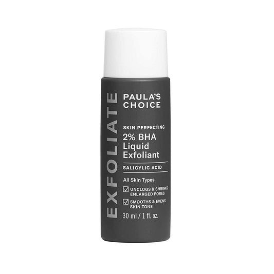 Paula's Choice Exfoliate 2% BHA Liquid Skin Exfoliant - 30ml Face Scrub - XOXO cosmetics