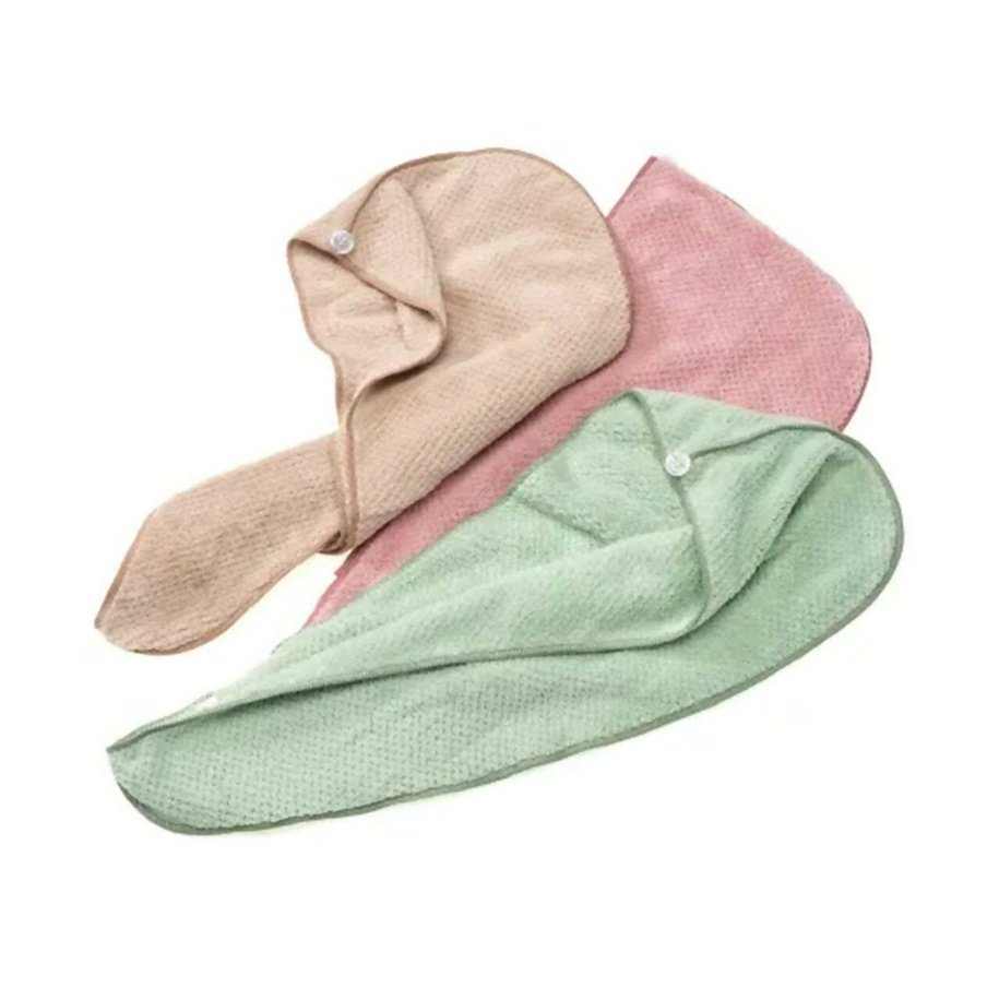 ebelin Hair Turban Microfiber Towel - 1pc Random Color Hair Turban - XOXO cosmetics