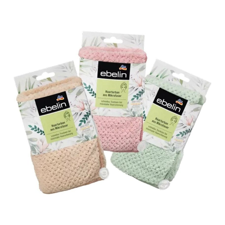 ebelin Hair Turban Microfiber Towel - 1pc Random Color Hair Turban - XOXO cosmetics