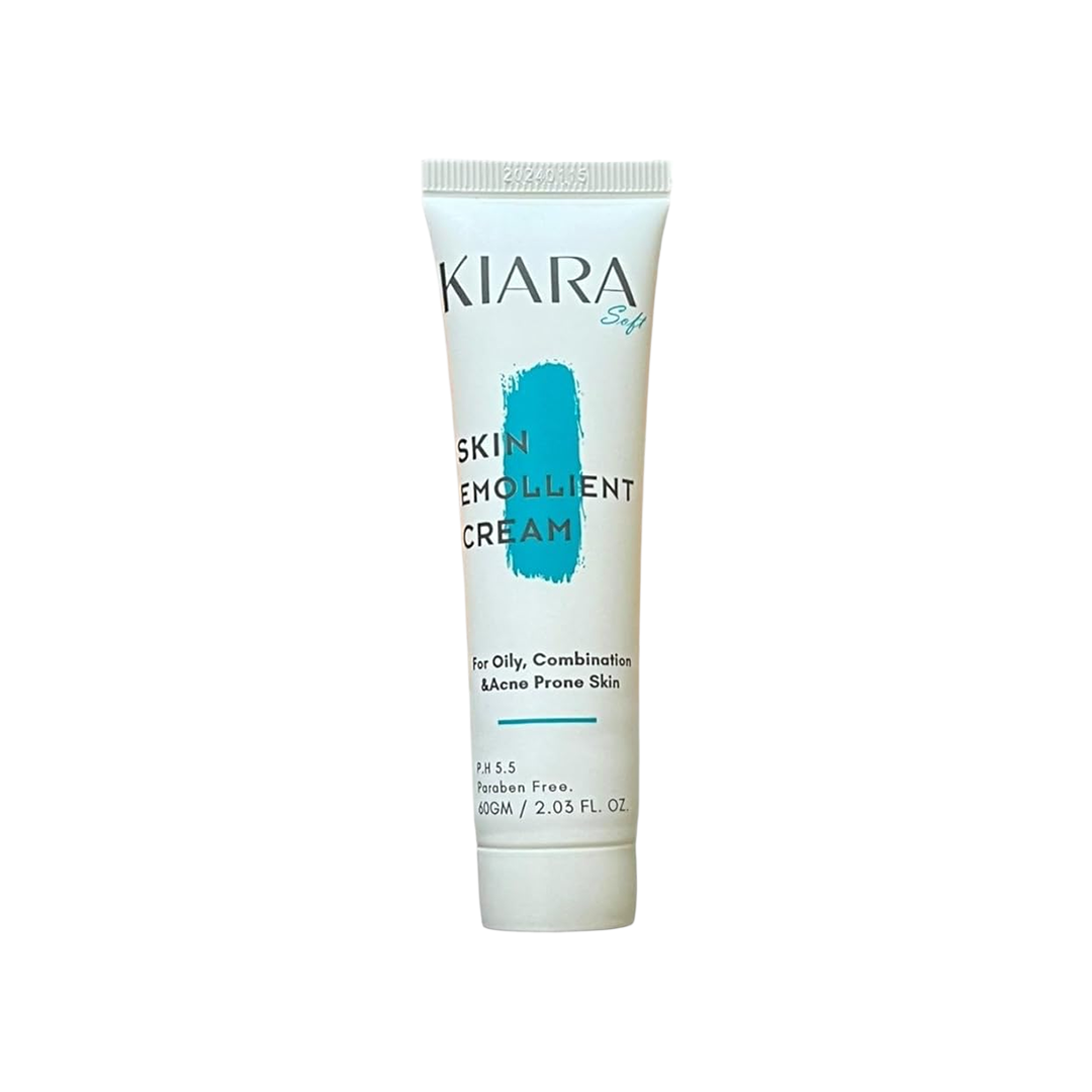 KIARA Emollient Cream For Oily, Combination And Acne Prone Skin - 60g