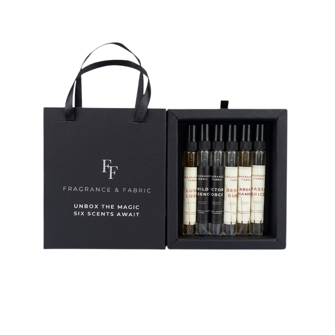Fragrance & Fabric Unisex Set Of 6 Bottles x 10 ml