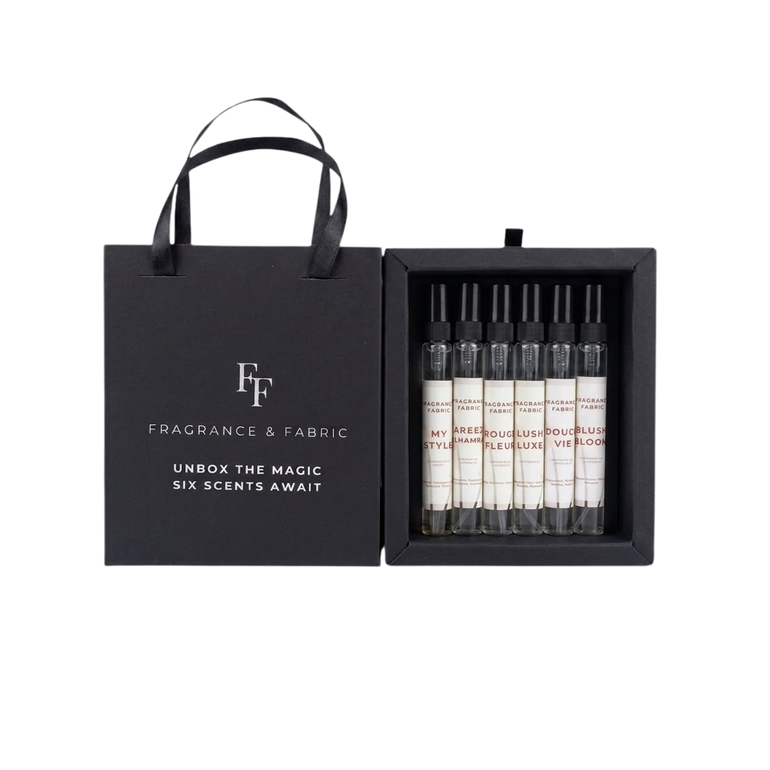 Fragrance & Fabric Pour Femme Women Set Of 6 Bottles x 10 ml
