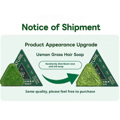 Nature l USMAN GRASS l 12 Herbal Plant Shampoo Bar